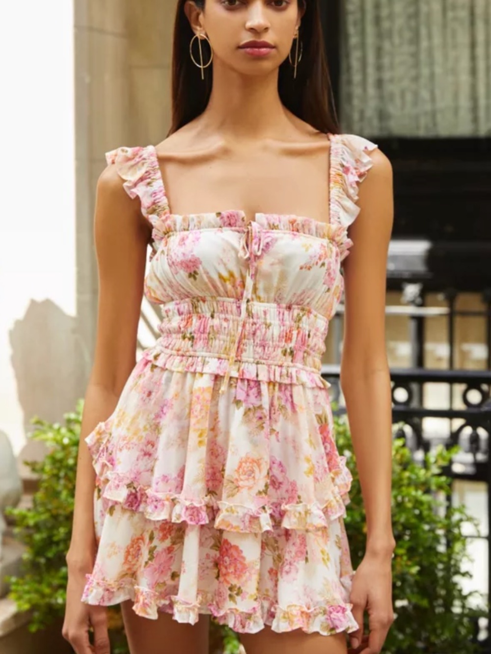 Yumi Kim Sarah Mini Dress in Secret Desire Ivory